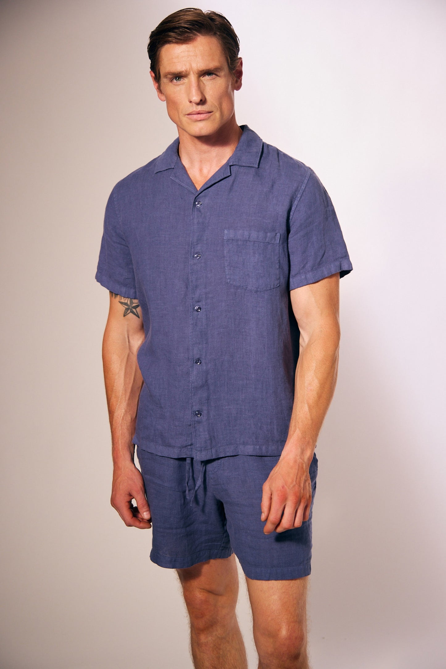 Linen Shirt Set
