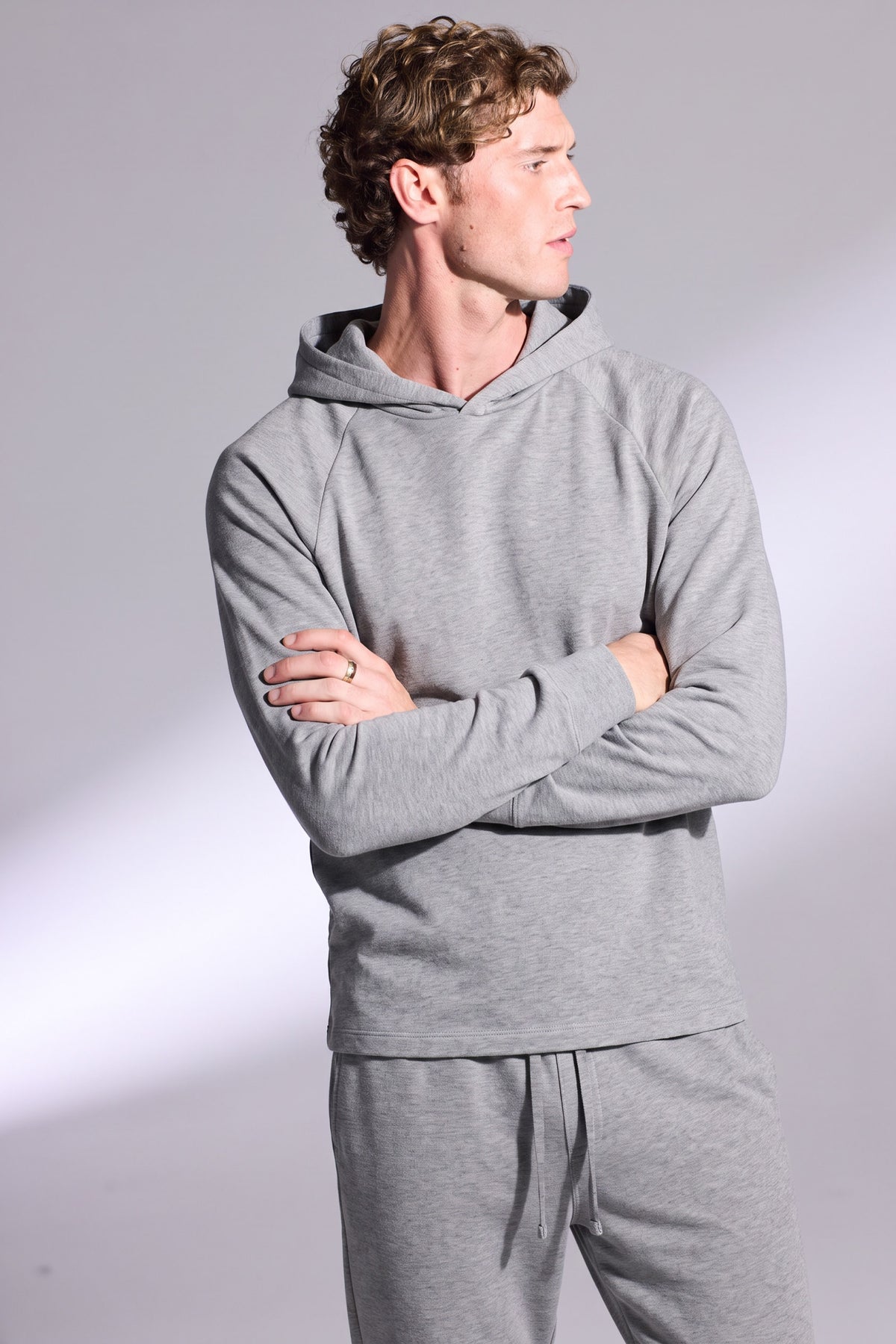 Luxury Lounge Straight Pant Hoodie Set