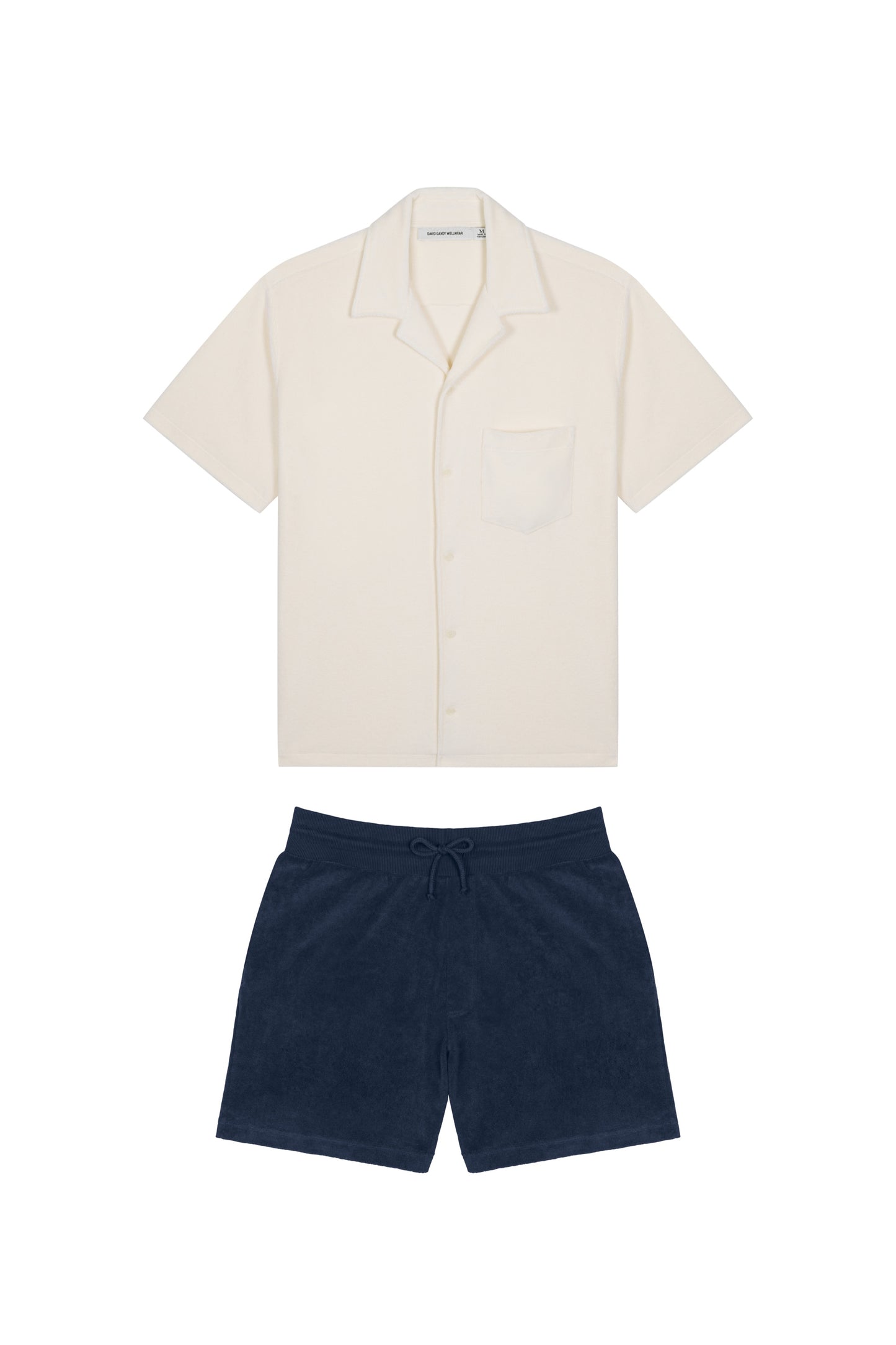 Towelling Shirt Set
