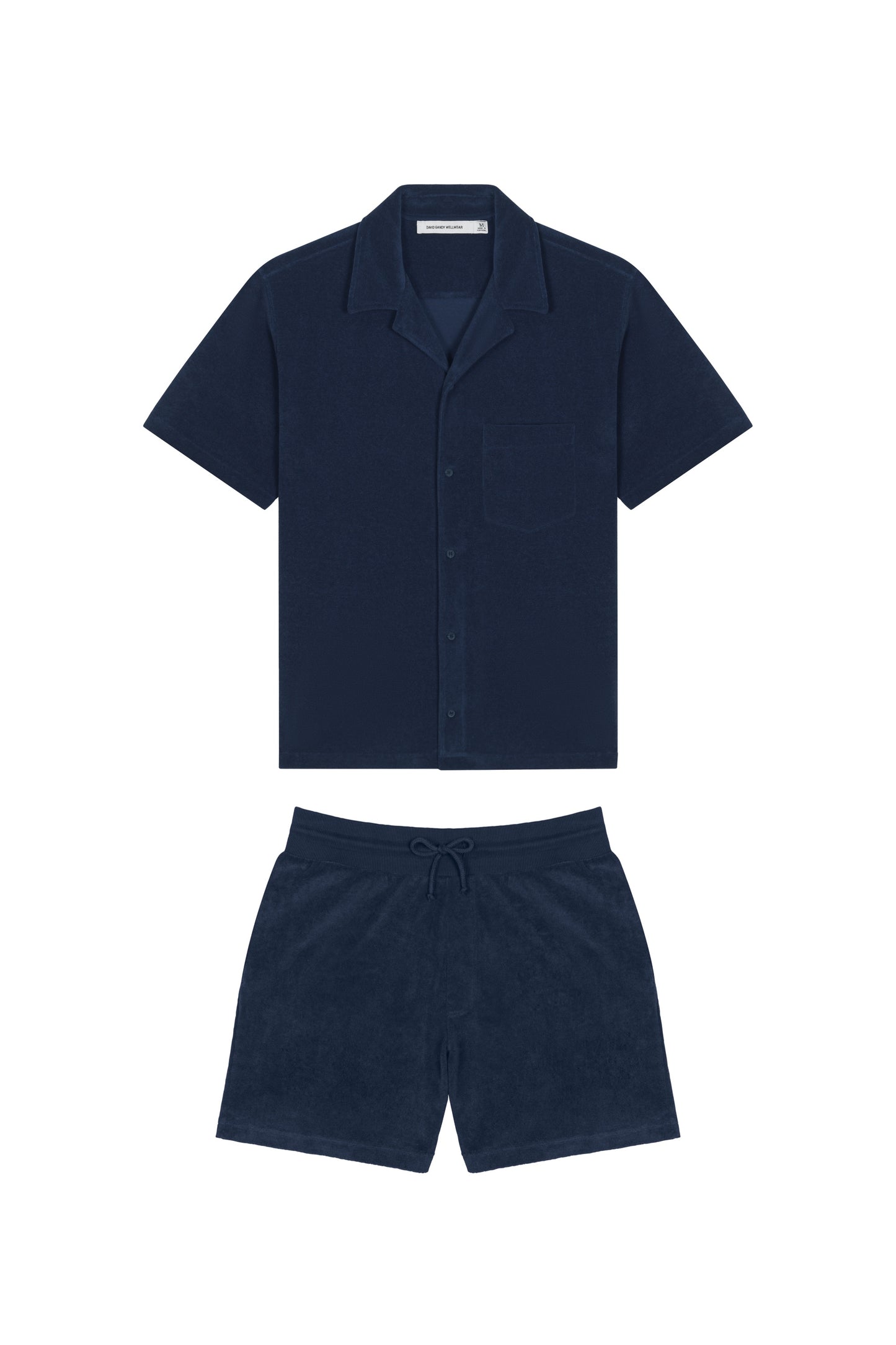 Towelling Shirt Set