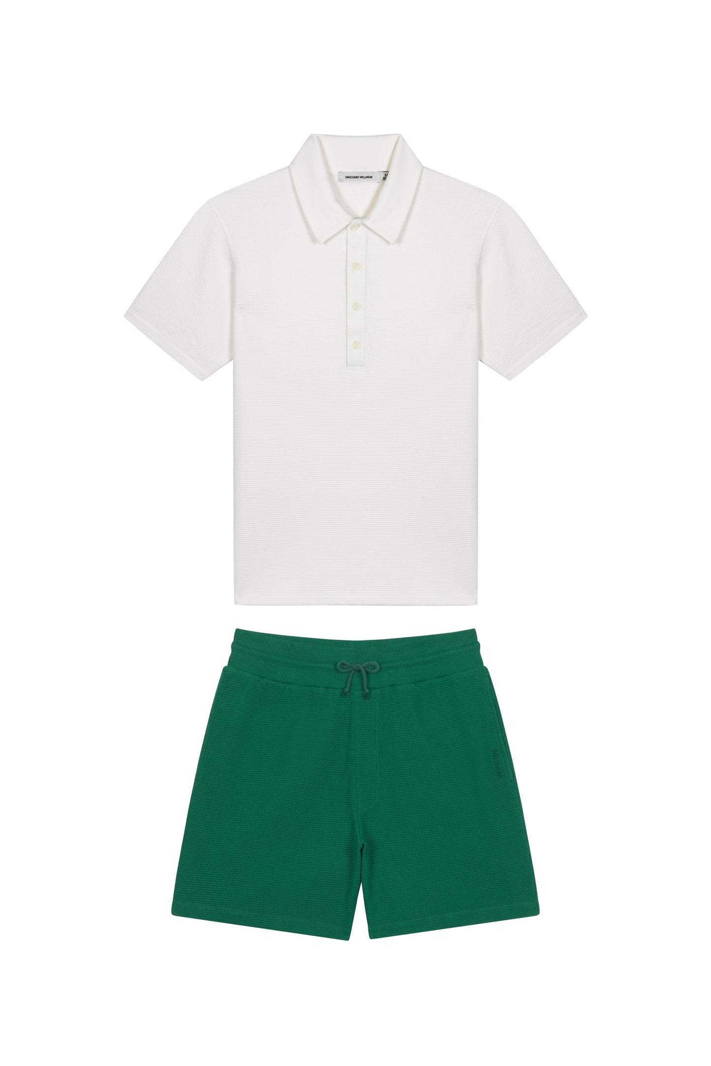 Poolside Waffle Polo Set