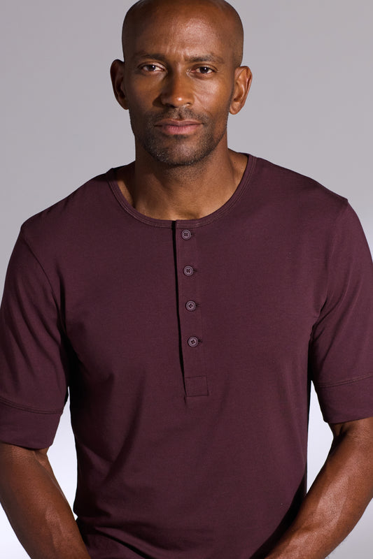 Premium Pyjama Henley Tee