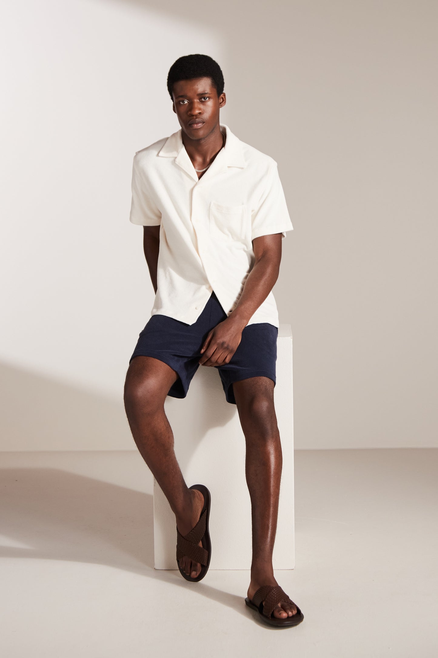 Towelling Shirt Set