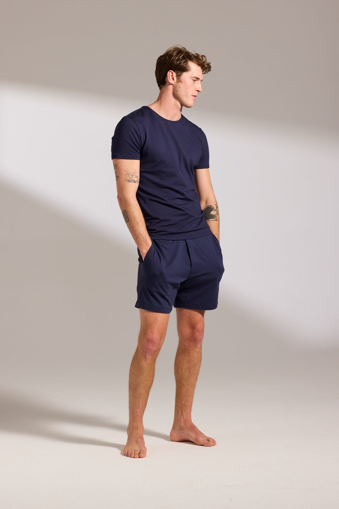 Premium Pyjama Crew Short Set