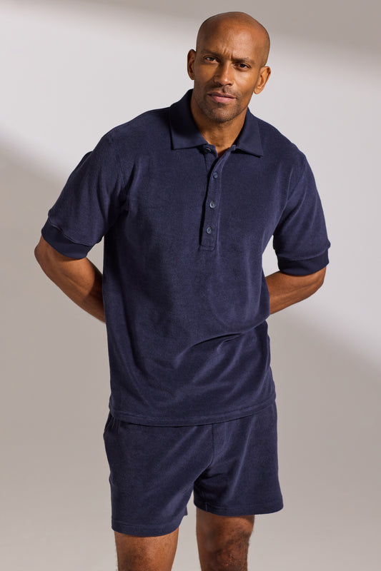 Towelling Polo Set