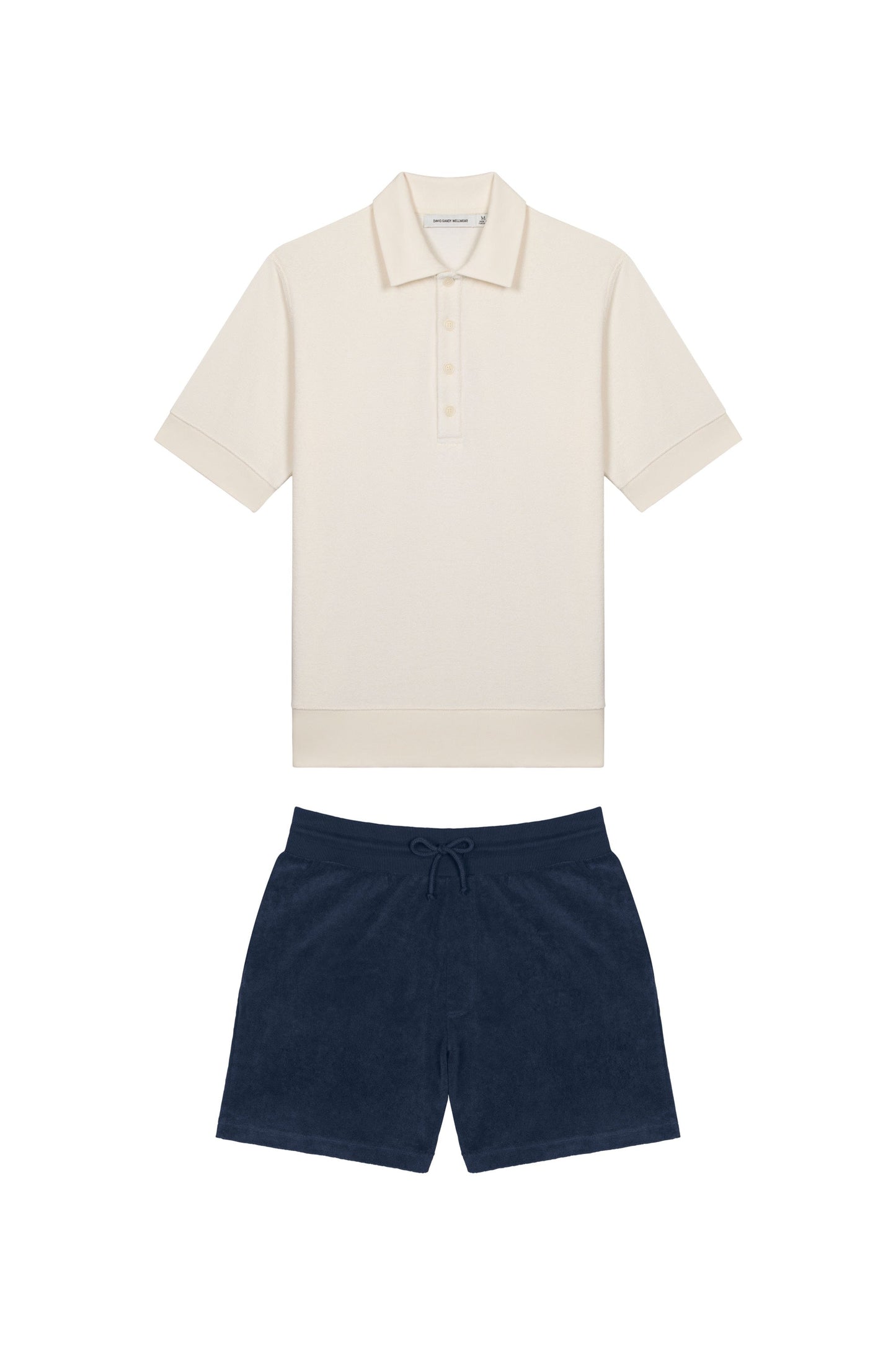 Poolside Towelling Polo Set