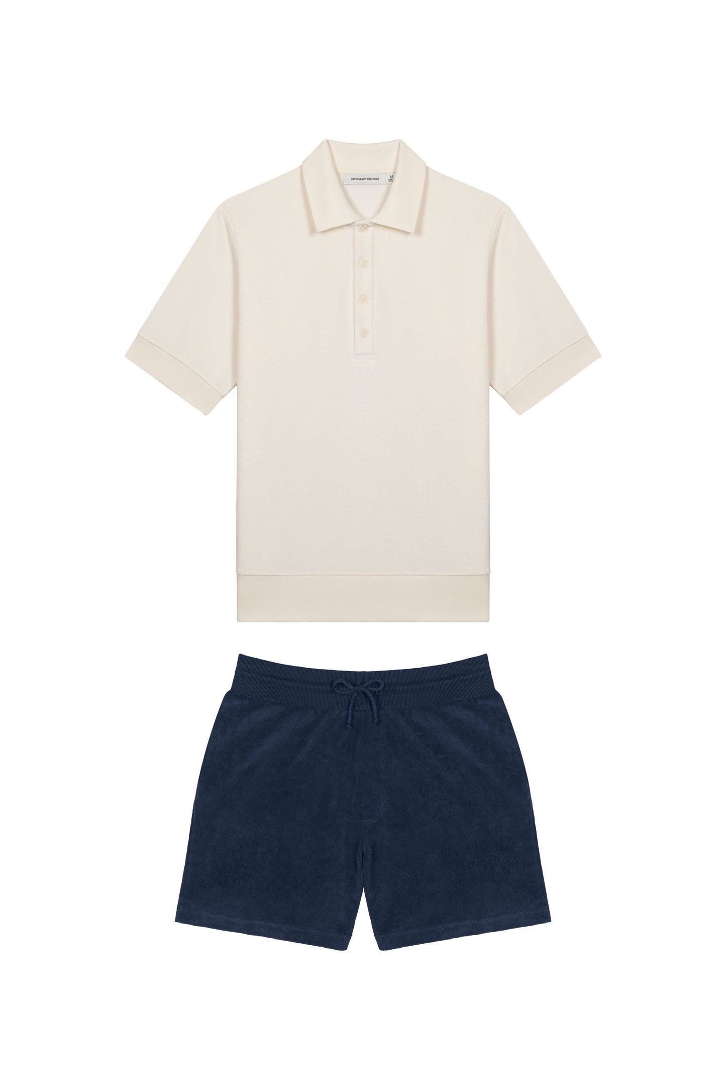 Poolside Towelling Polo Set