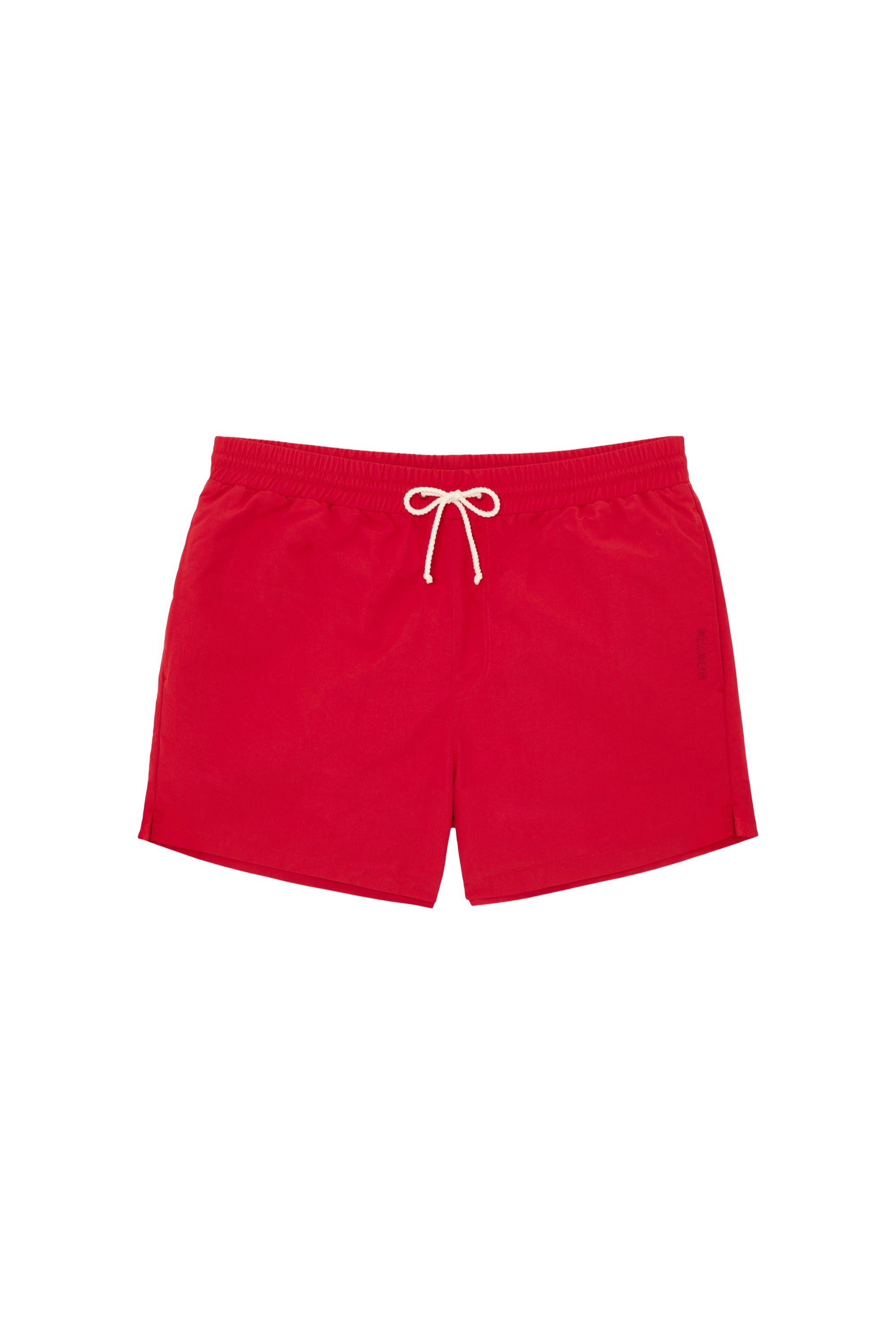 Short Length Swim Shorts Red David Gandy Wellwear
