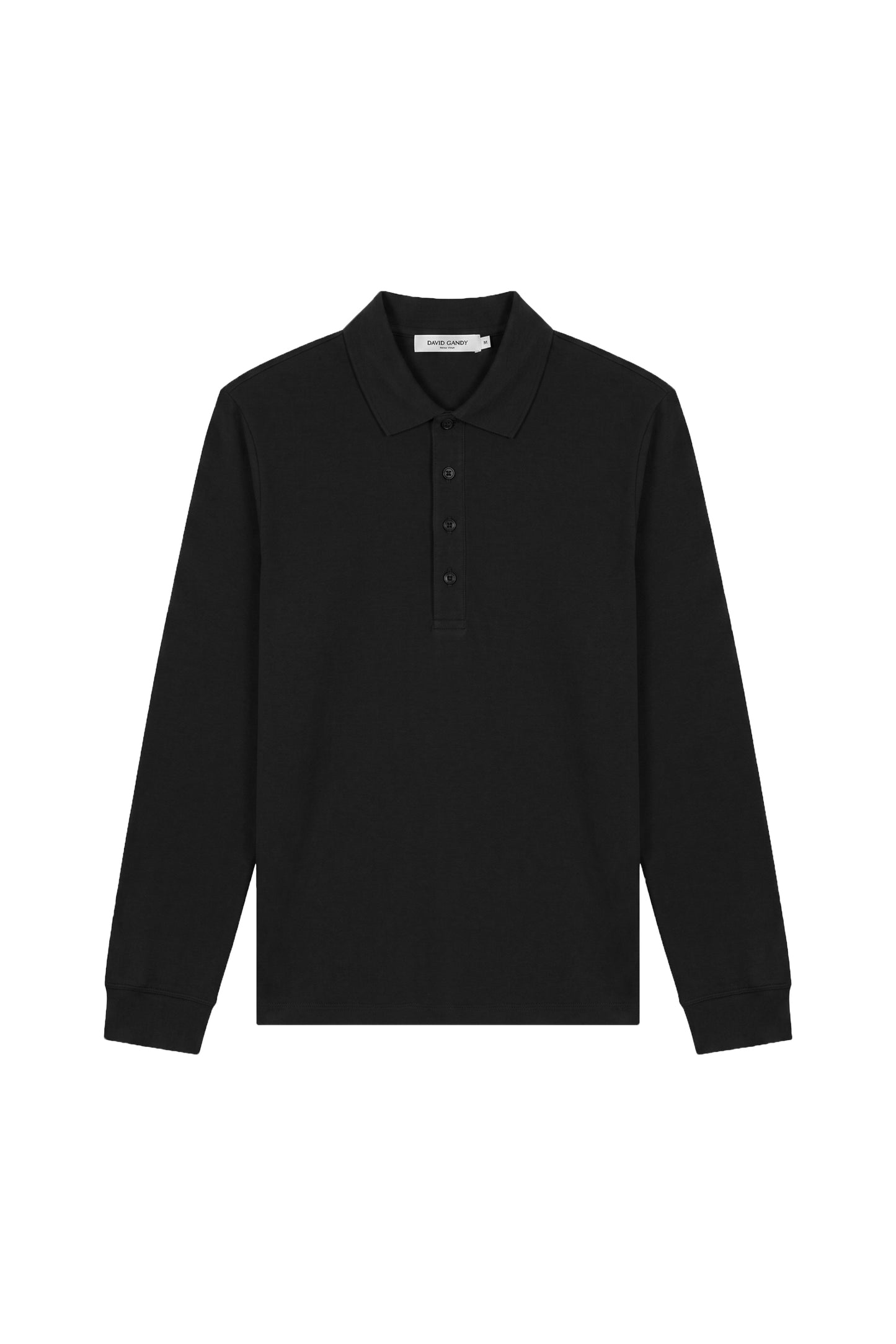 Long Sleeve Cotton Polo