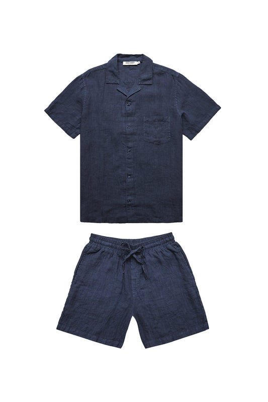 Linen Shirt Set