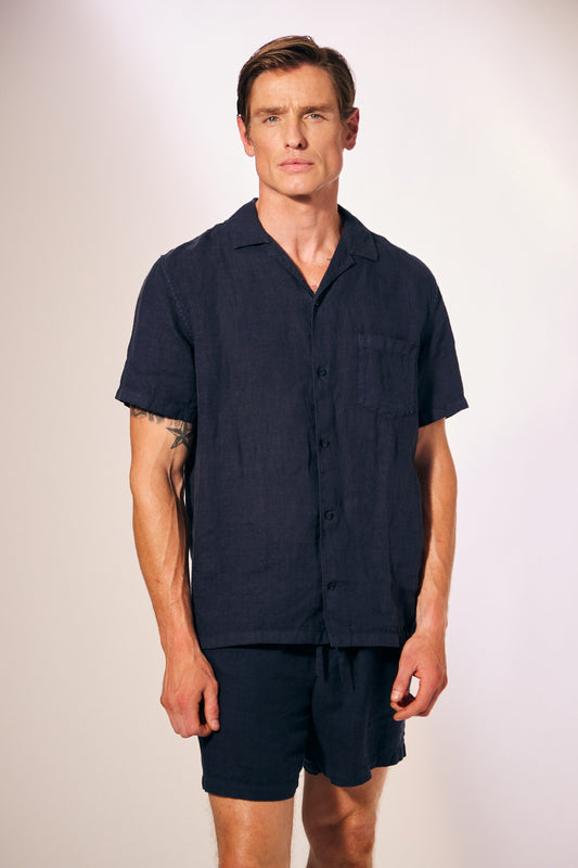 Linen Shirt Set