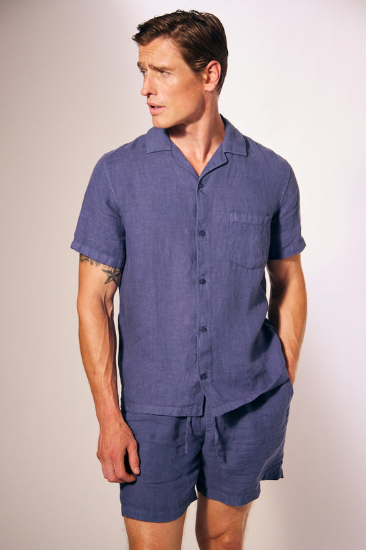 Linen Shirt Set
