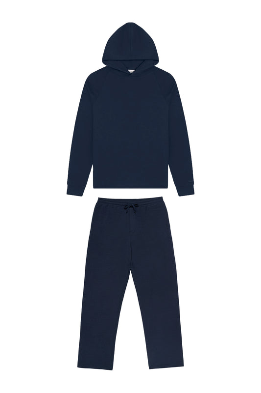 Luxury Lounge Straight Pant Hoodie Set