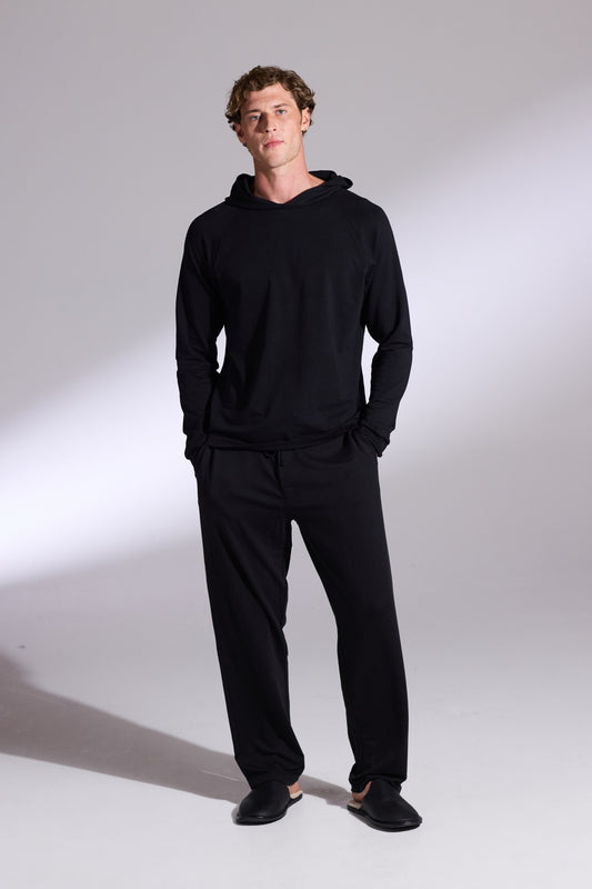 Luxury Lounge Straight Pant Hoodie Set