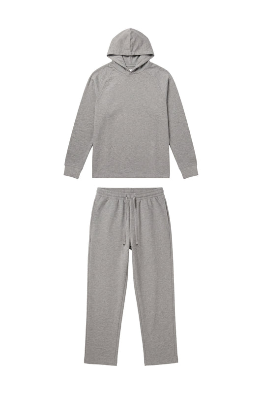 Luxury Lounge Straight Pant Hoodie Set