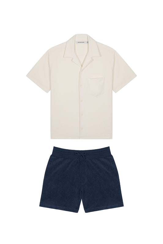 Poolside Towelling Shirt Set