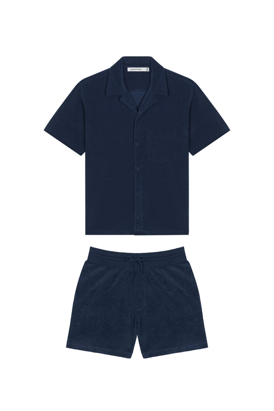 Poolside Towelling Shirt Set