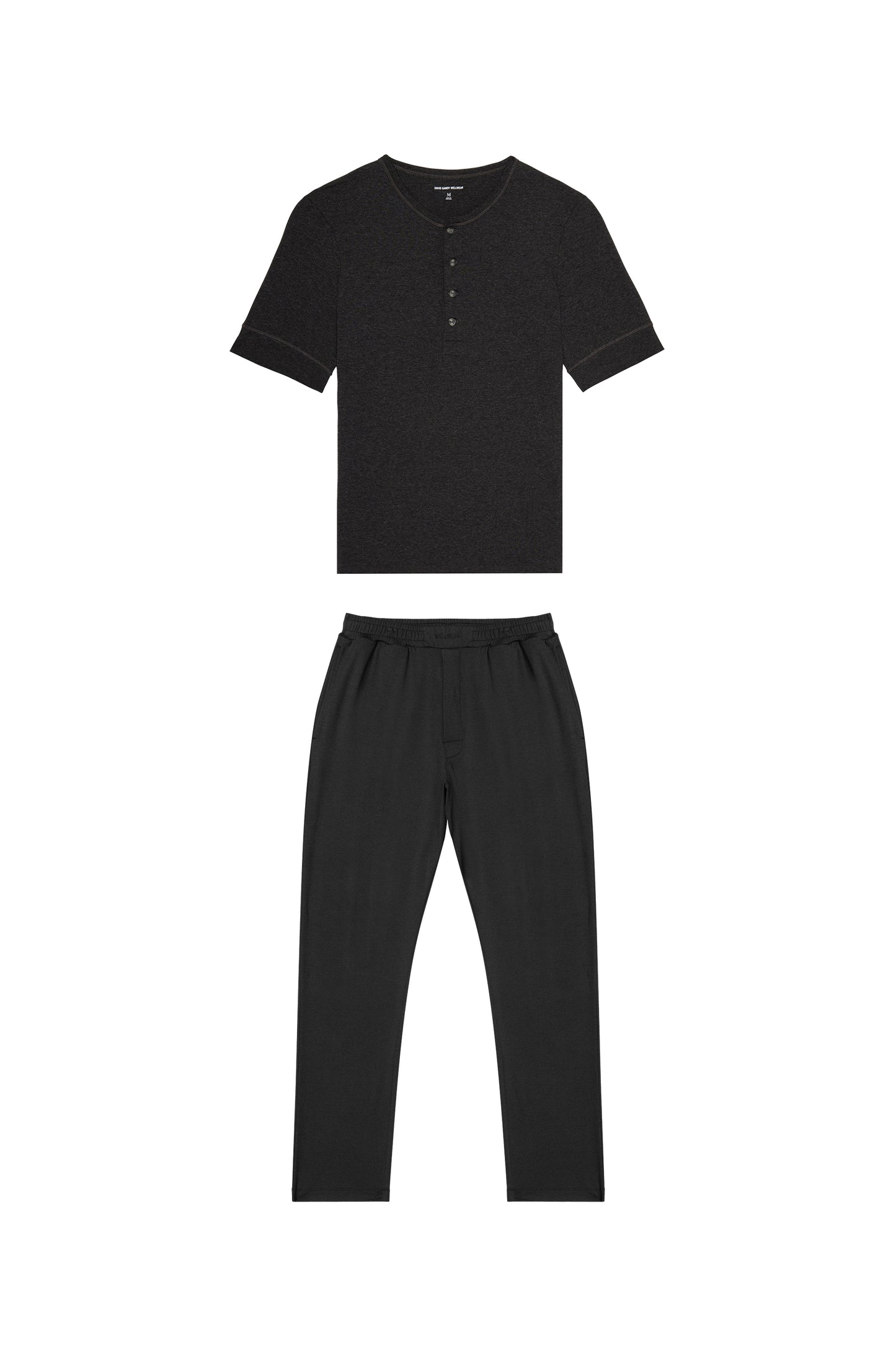 Premium Pyjama Henley Tee Set