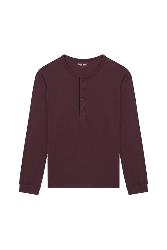 Premium Pyjama Long Sleeve Henley