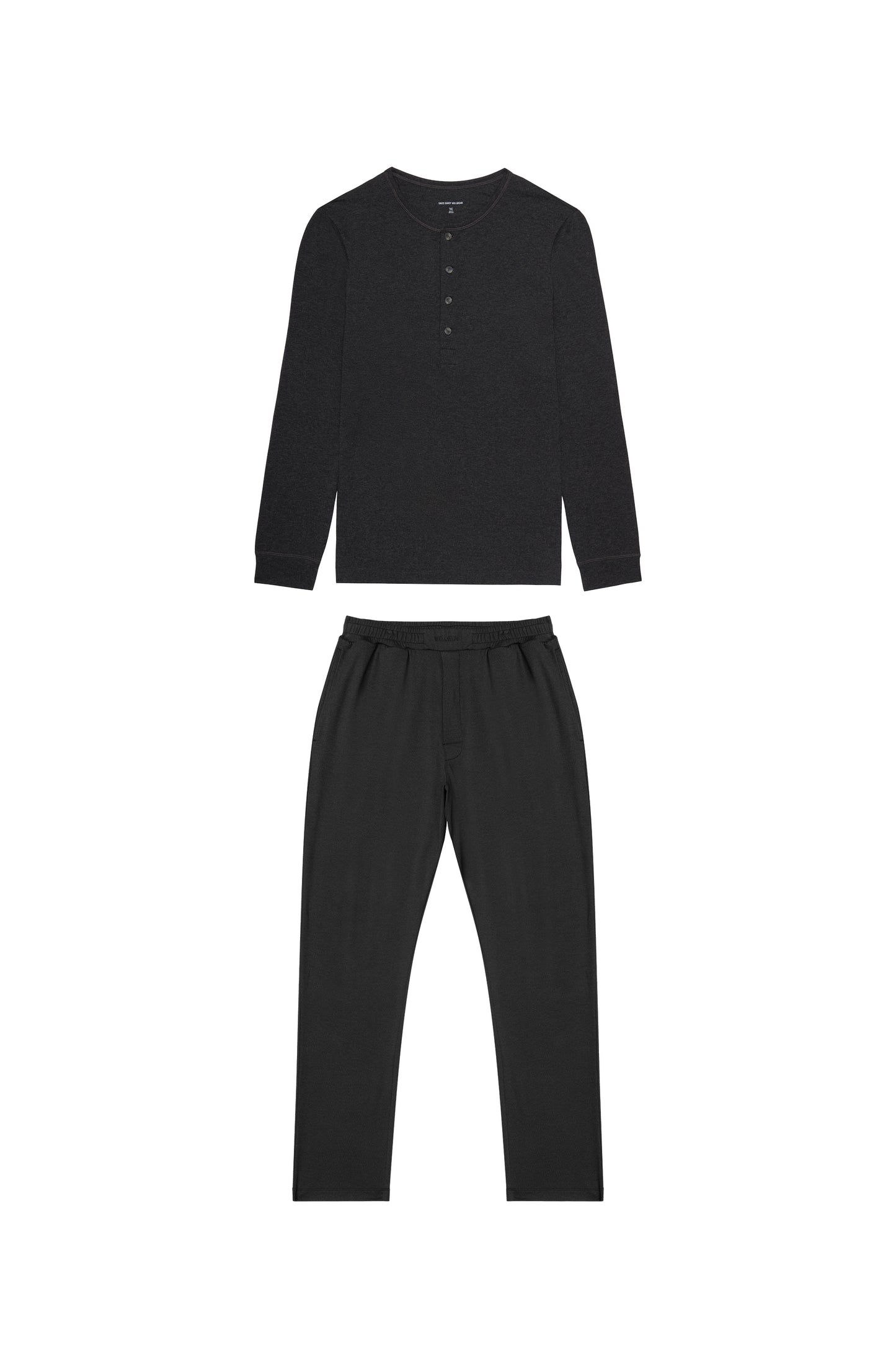 Premium Pyjama Long Sleeve Henley Set