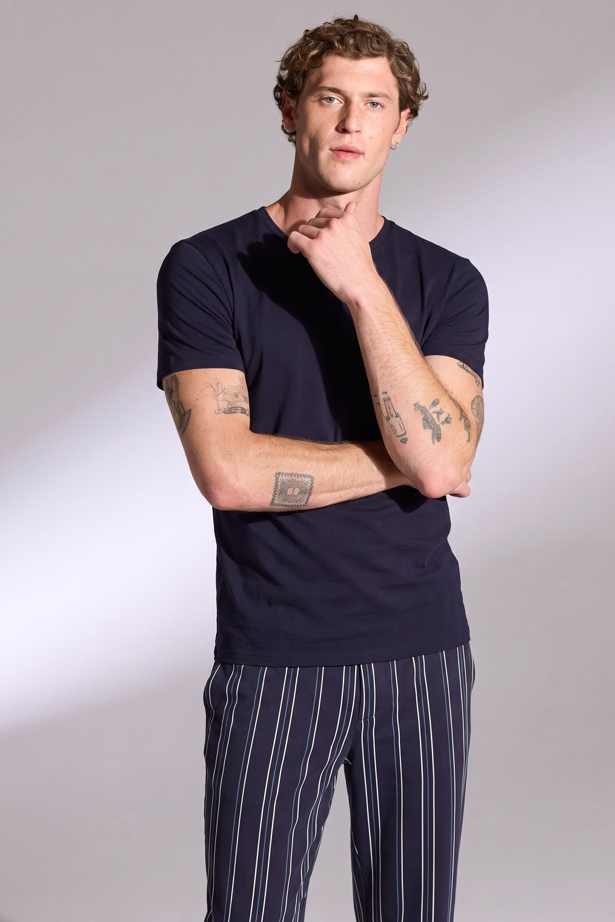 Stripe Sleep Pant Set