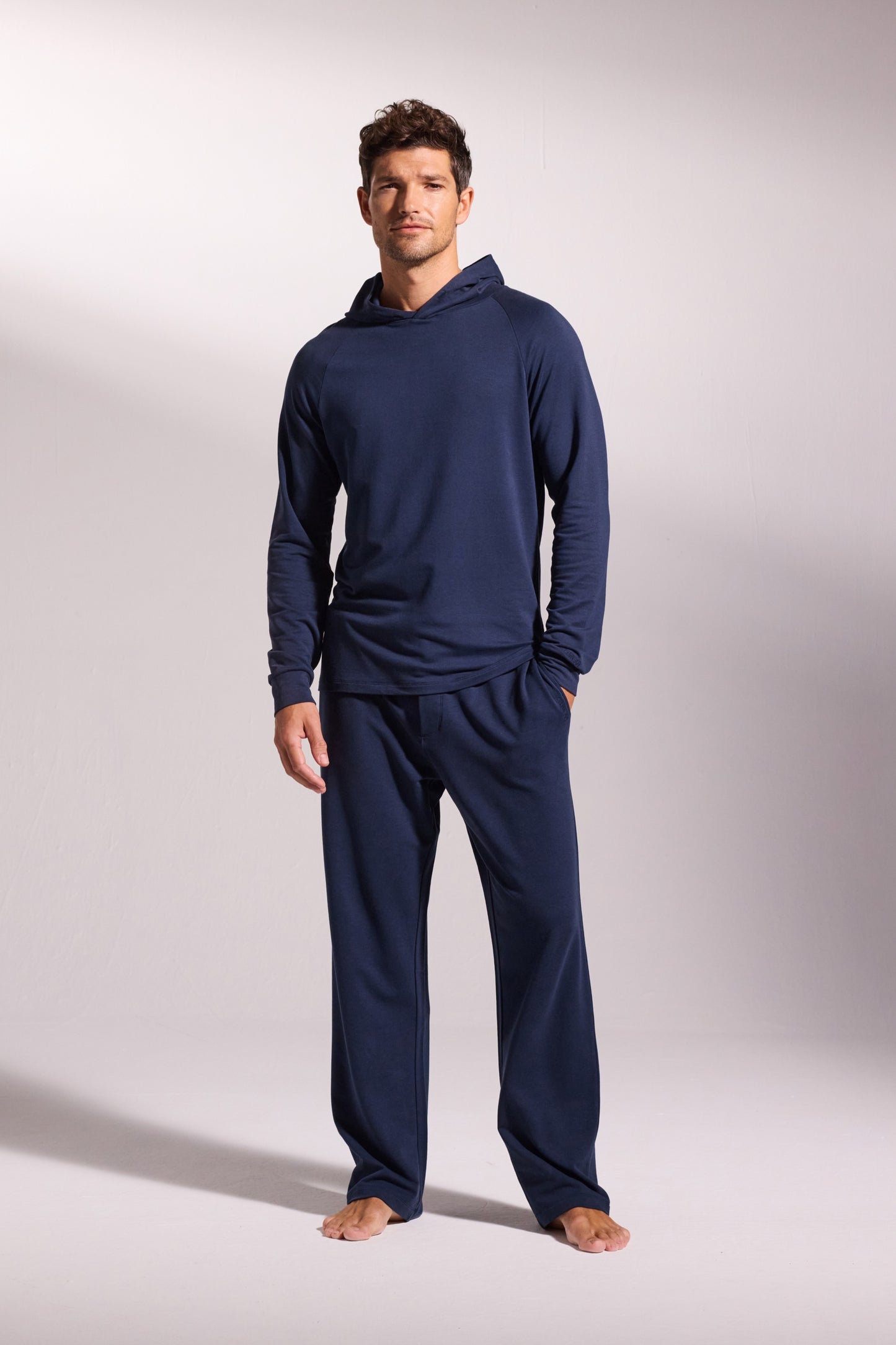 Luxury Lounge Straight Pant Hoodie Set