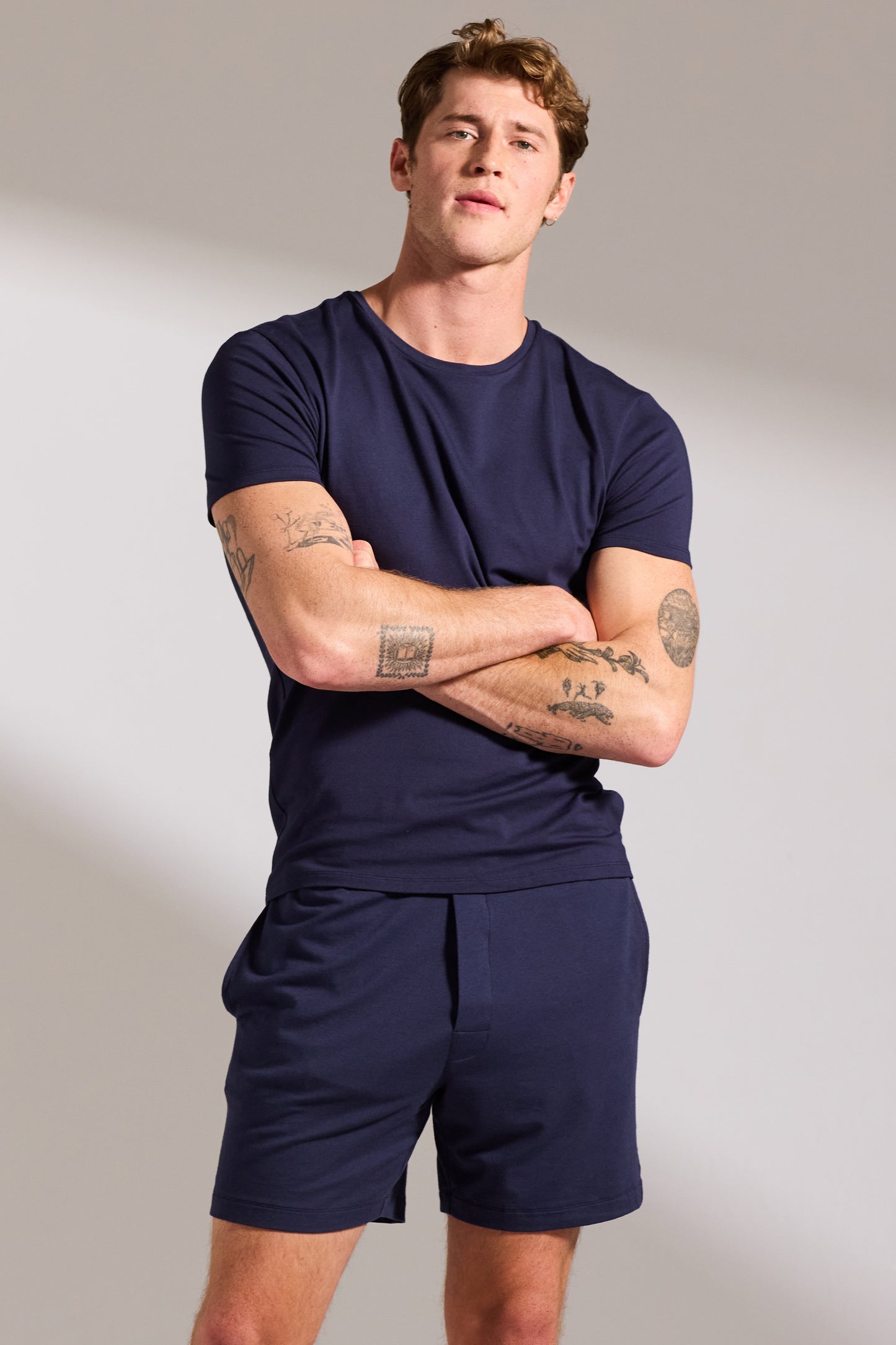 Premium Pyjama Crew Short Set