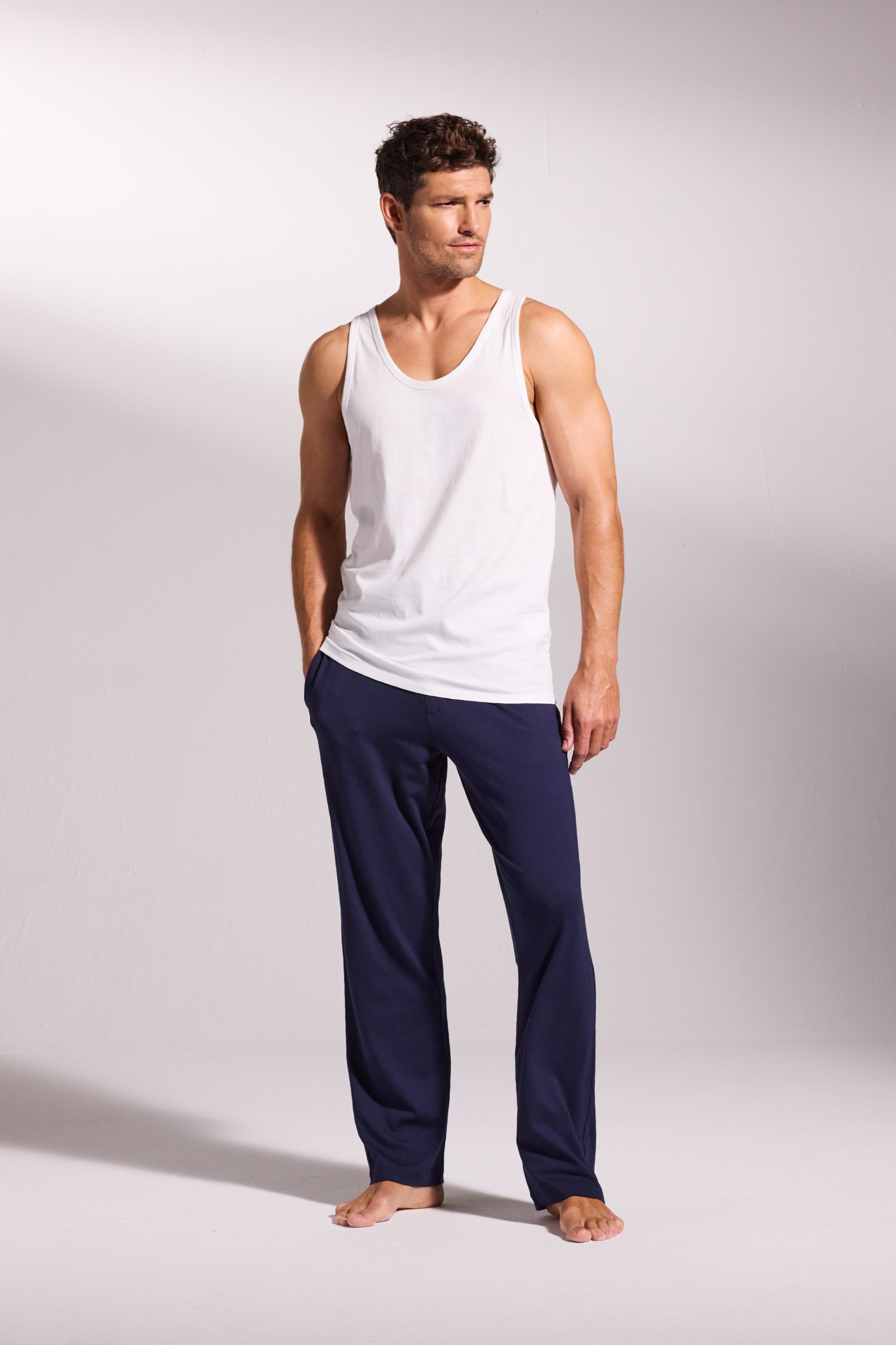 Ultimate Vest - White | David Gandy Wellwear
