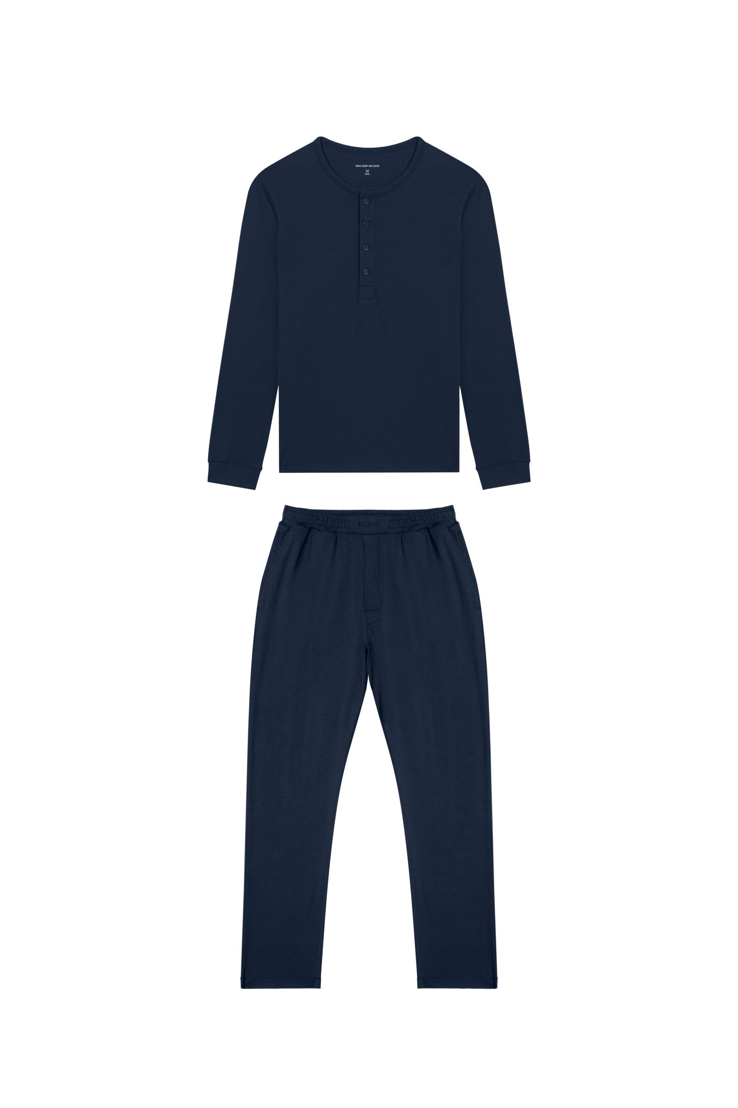 Premium Pyjama Long Sleeve Henley Set