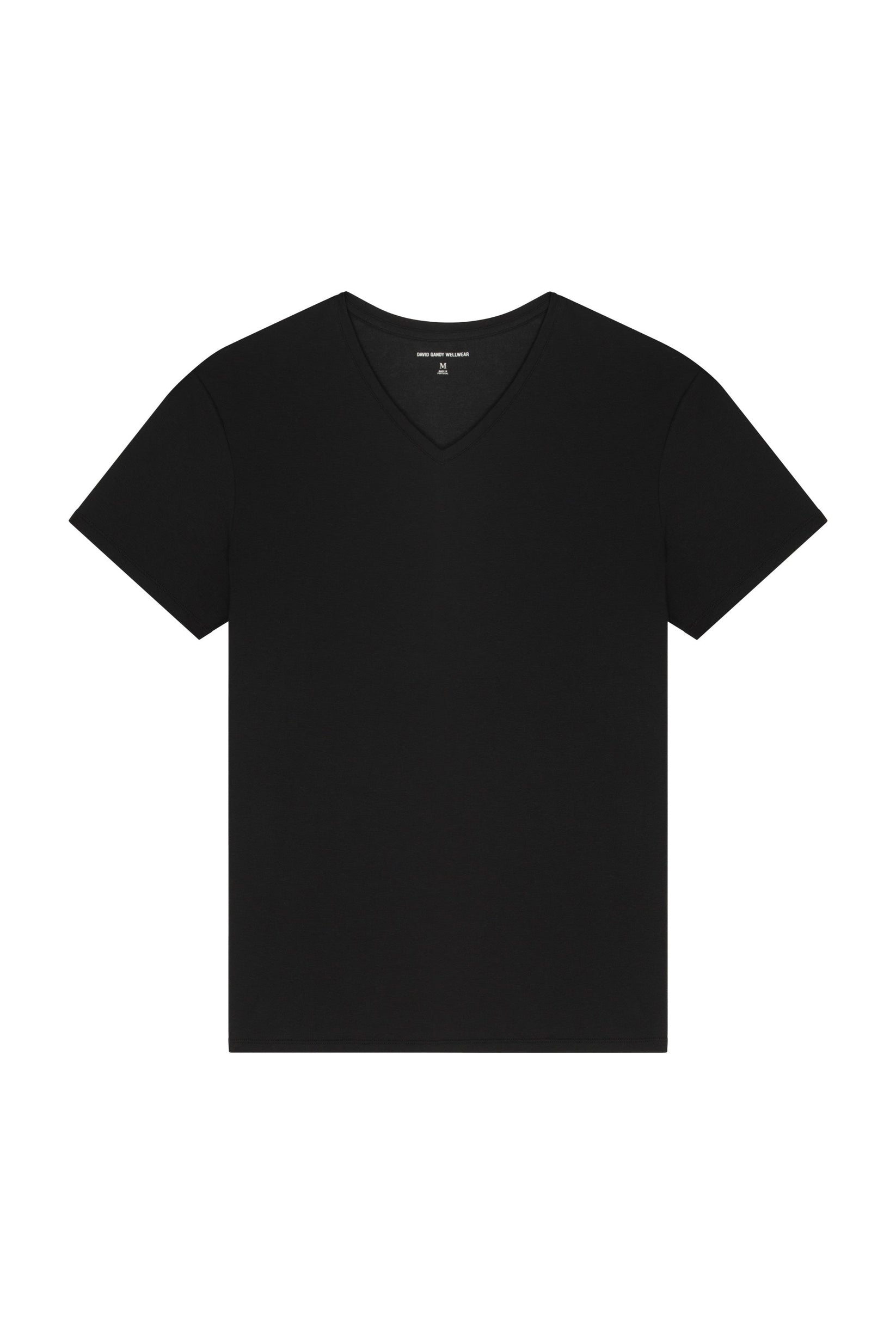 Ultimate V-Neck - Black | David Gandy Wellwear