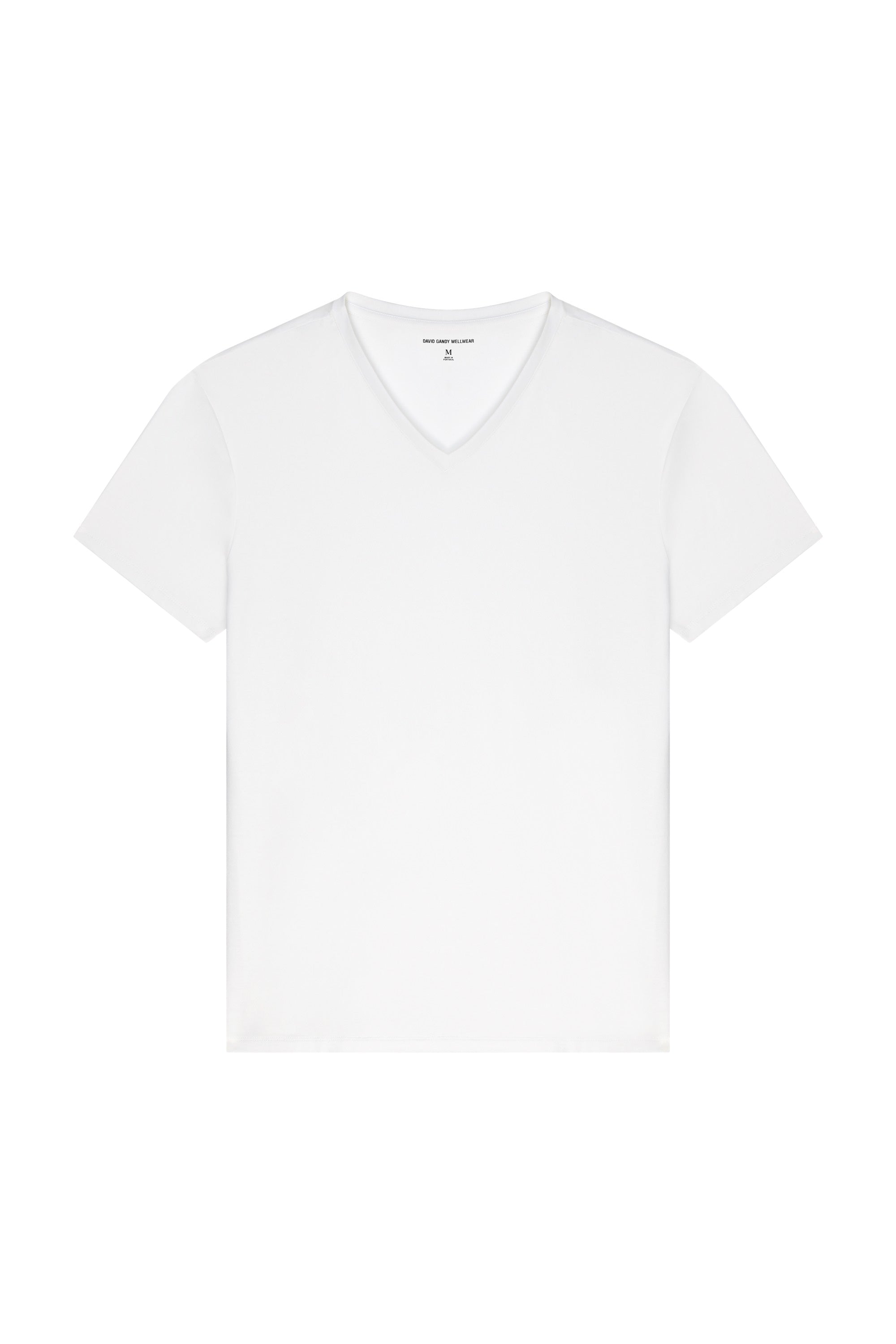 Ultimate V-Neck - White | David Gandy Wellwear