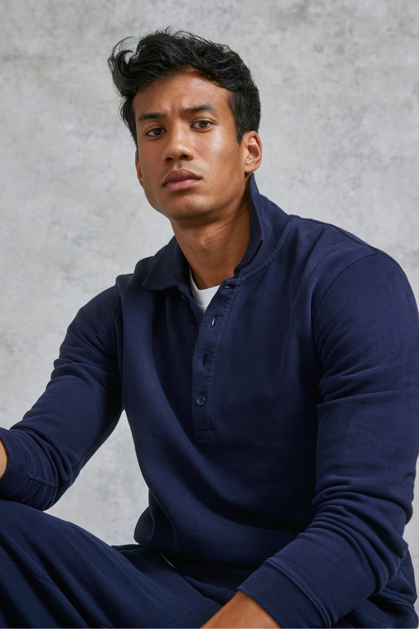 Long Sleeve Sweat Polo