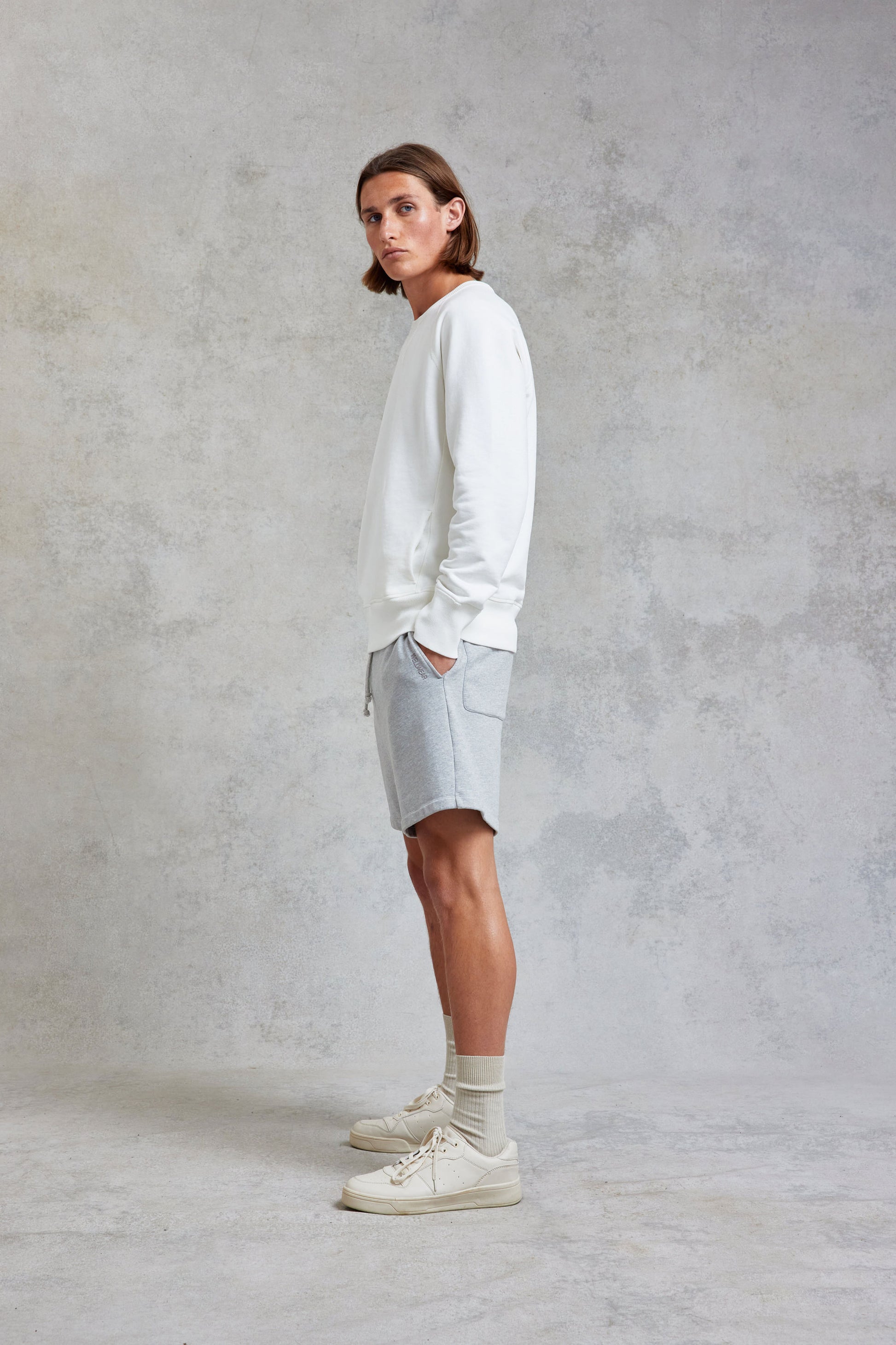 Ultimate Jogger Shorts- Grey Marl | David Gandy Wellwear